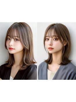 イルミナカラー#ハイライト#髪質改善縮毛矯正トリートメント#白髪ぼかし#ブリーチなしダブルカラー#メンズ