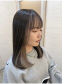 インナーカラー/ホワイティベージュ/新宿/丸山