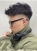 原宿メンズスパイキーショートパーマルーズショート短髪fifth