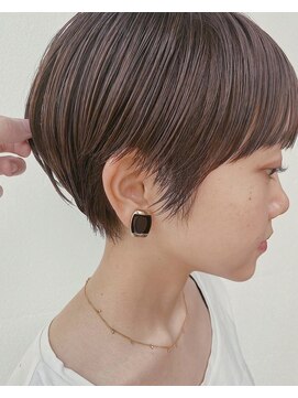 ハウ 心斎橋(how) ★冬カラー◎大人可愛い小顔ひし形ショートボブ20代30代