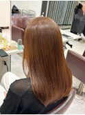 【江添茉友】ナチュラルブラウン/艶髪/明るめ