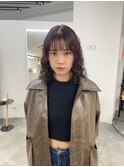 《SAYAKA》くるくるパーマ×暖色カラー