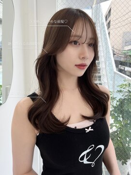 アリュウル 表参道(ALLURE) 盛れるバングカット*前髪/顔周り/小顔カット/フェイスレイヤー