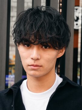 フィフス 札幌大通(fifth) 札幌シャドウパーマウルフメンズパーマ緩めルーズパーママッシュ