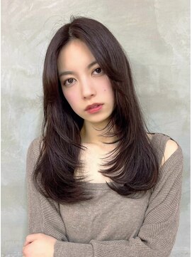 キイ ギンザ(k.e.y GINZA) レイヤー/セミロング/バタフライレイヤー/ロングレイヤー