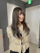 ソワンドゥブレスシエン 堀江店(soin de brace CIEN) オリーブグレージュ×レイヤーカット