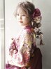 卒業式ヘアセット+袴着付け