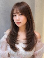 ロンドシェリ 仙台(Lond Cheri)&nbsp;レイヤーカット髪質改善縮毛矯正ハッシュカット顔周り仙台