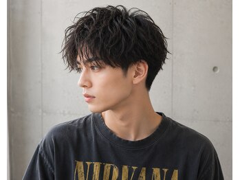 ハイプ(hipe)の写真/似合うが叶うメンズヘアで自分らしく!セット楽々パーマで朝5分セット♪ メンズカット/フェードカット