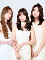 ジーナ 渋谷駅前(Zina)&nbsp;髪質改善*透明感ハッシュカットミディアムヘア*【Zina渋谷駅前】