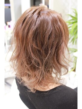 エフエフヘアー(ff hair) 【イメチェン計画!】デジタルパーマ＋カクテルカラー＋カット