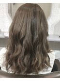 ブリーチ無しで外国人風アッシュベージュ