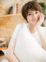 スタジオテオ(studio Teo)&nbsp;大人シンプルエアリーショート×小顔グレージュカラー A