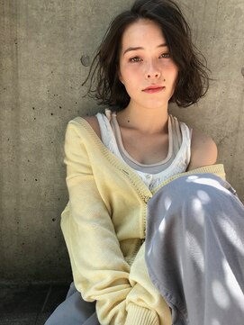 ヘアサロンエム 渋谷店(HAIR SALON M) くせ毛風☆切りっぱなしボブ