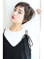 ロゼ 茨木(Rose)&nbsp;【Rose/茨木】アシメショート＿エアリーショート＿斜めバングi