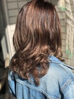 ヘアーアンドアイラッシュサロンブブ(BluBlu) グレー系グラデーションカラー