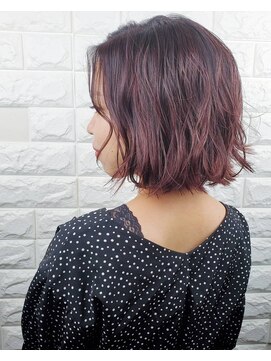 モードクラウド(MODE CLOUD hair design) 大人ピンクカラー