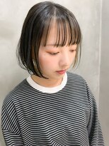 テトヘアー(teto hair)&nbsp;スリークボブ、前下がり、ワイドバング、インナーカラー