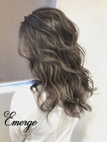 エマージュ 上野御徒町(Emerge)&nbsp;ネオウルフアッシュブラウン毛先パーマ[上野,上野,上野,上野駅]
