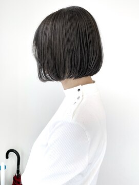 ゴーズゴードットビー 吉祥寺(go s go .b) マロンベージュAライン地毛風前髪ストレートミニボブ【吉祥寺】