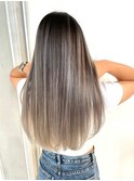 前髪/くびれ/イヤリングカラー/イメチェン/ラベンダーカラー
