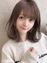 シルクレイ 吉祥寺店(Silk-lei) 大人かわいい小顔Aラインボブマロンベージュ20代30代吉祥寺