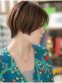 ★センターパートプレミアムケアカラー大人ボブ20代30代40代★8