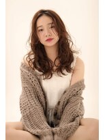 エヌプラス(N+)&nbsp;黒髪グラデヘアーオリーブグレー小顔に見せるヘアココアベージュ