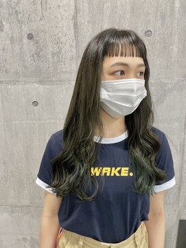 ネウィ 赤羽(newi) おしゃれGreenヘア◎