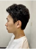 【soy-kufu】MEN'S HAIR束感ショートアッシュブラック