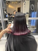 アライブ ハラジュク(ALIVE harajuku)&nbsp;グラデーションカラーバレイヤージュインナーカラー　ryota