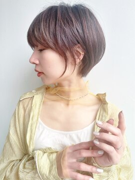 セイドット オモテサンドウ(Say. omotesando) say. 原田美千留　耳かけショート　ショートボブ