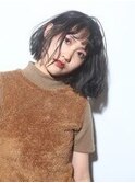 寝ぐせ風ショートボブ とろみ ギブソンタックモードワンカール
