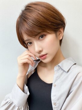 アース 元住吉店(EARTH) 20代30代40代前下がりストレート小顔補正立体カット