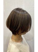 ひし形ショート×ハイライト