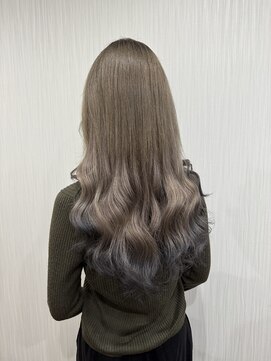フロレゾン(florasion) プルエクステ裾カラースタイル