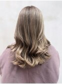 ロング韓国ヘアくびれヘア美髪顔周りレイヤー_ba545231