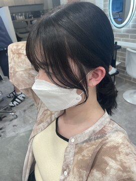 ウルア 吉祥寺店(ULUA) 【ヨシンモリヘア】韓国ヘア☆顔周りレイヤー☆吉祥寺