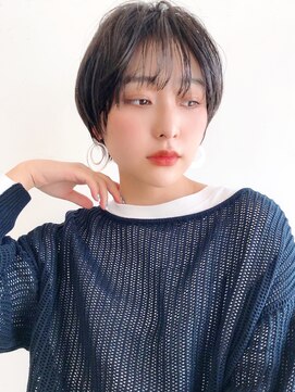 セイドット リー(Say. Ree) Say.ひし形ショートくびれショートレイヤーアッシュブラック青山