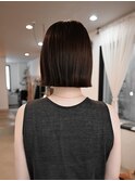 外ハネbob 切りっぱなし