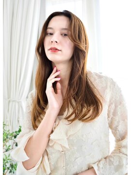 ケアリー 練馬(Carelly) デザインカラー/レイヤーカット/ウェットヘア/オリーブベージュ