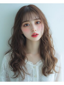 アベックプレジール 海老津店(AVEC PLAISIR) ロングヘアフェミニンパーマ