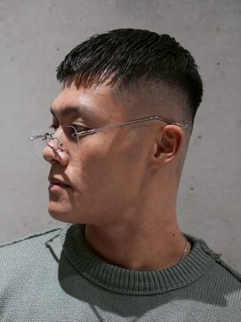 メッツ 原宿(METS) MEN'S/ハイフェード×クロップ/短髪/黒髪/20代30代