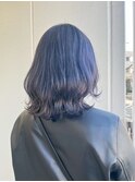 ハイトーンカラー×ミディアムレイヤーボブ