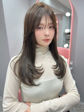 ボタン シブヤ(VOTAN SHIBUYA) 韓国ヘア/レイヤーカット/ワンカール/顔まわりレイヤー