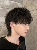 MEN’S HAIR/サーフカール/刈り上げセンターパート/伊勢崎