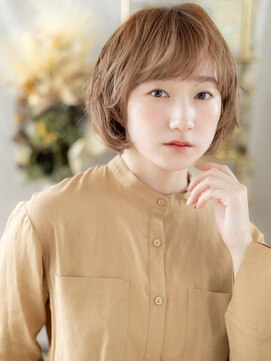 カバーヘア ブリス 大宮西口(COVER HAIR bliss) マッシュパーマ前下がりショートウルフカットh4大宮20代30代40代