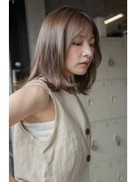 エインアンリー 明治神宮前(AIN.ANLY.)&nbsp;ミディアムパーマ、ミディアムパーマゆるめ、ニュアンスパーマ