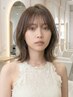 学割U24【平日限定】カット＋ヘアケアsh＋treatment＋コテ巻き仕上げ◆3500円