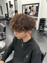 ドットトウキョウ 横浜店(dot.tokyo)&nbsp;【菊地瞬平】ツイストスパイラルパーマ×メンズメッシュ/横浜